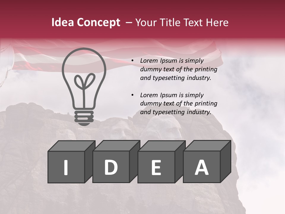 Travel Dakota National PowerPoint Template