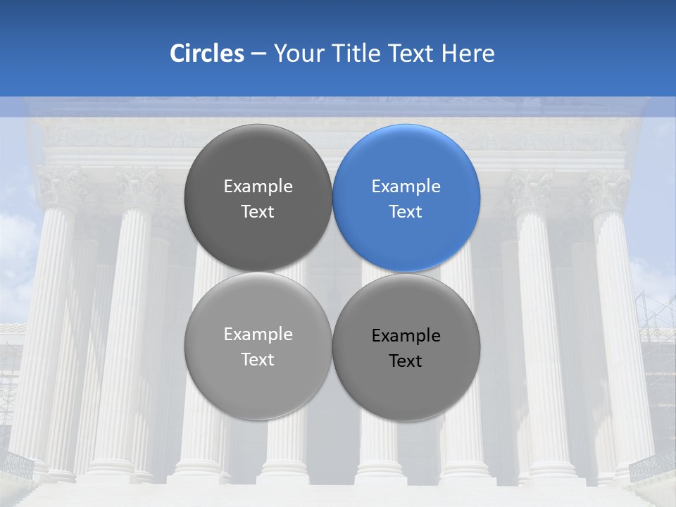 Usa Equality Facade PowerPoint Template