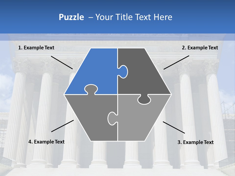 Usa Equality Facade PowerPoint Template