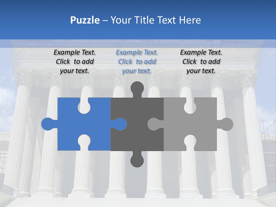 Usa Equality Facade PowerPoint Template