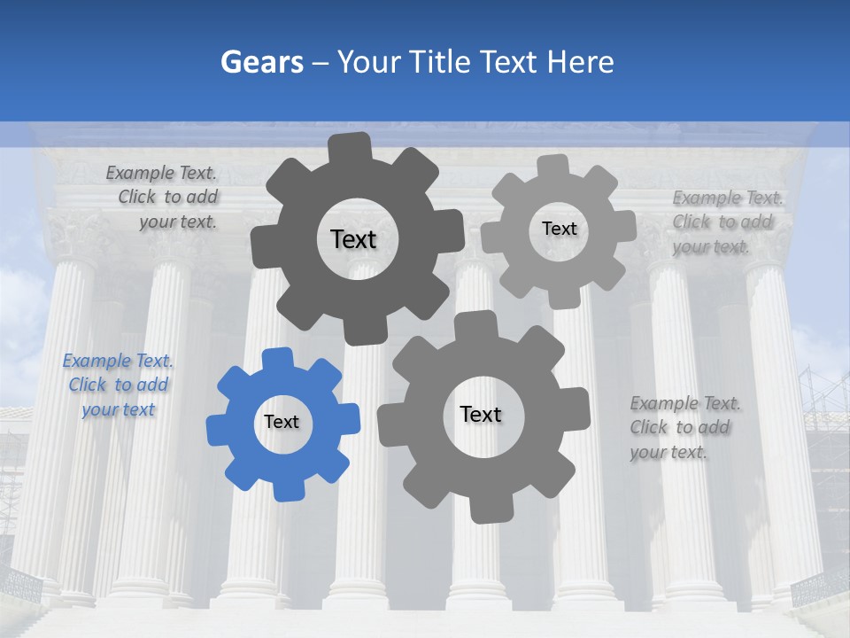 Usa Equality Facade PowerPoint Template