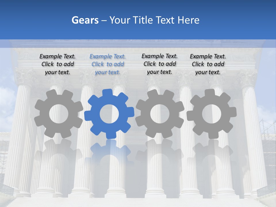 Usa Equality Facade PowerPoint Template