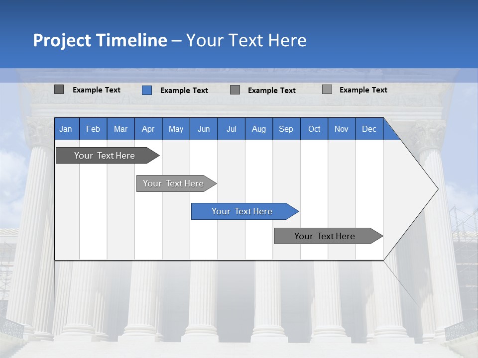 Usa Equality Facade PowerPoint Template