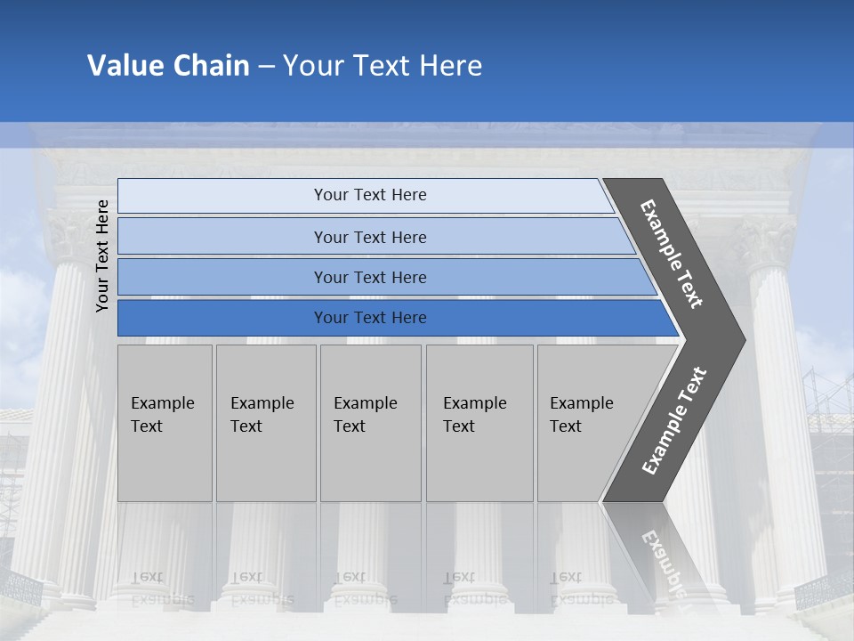 Usa Equality Facade PowerPoint Template