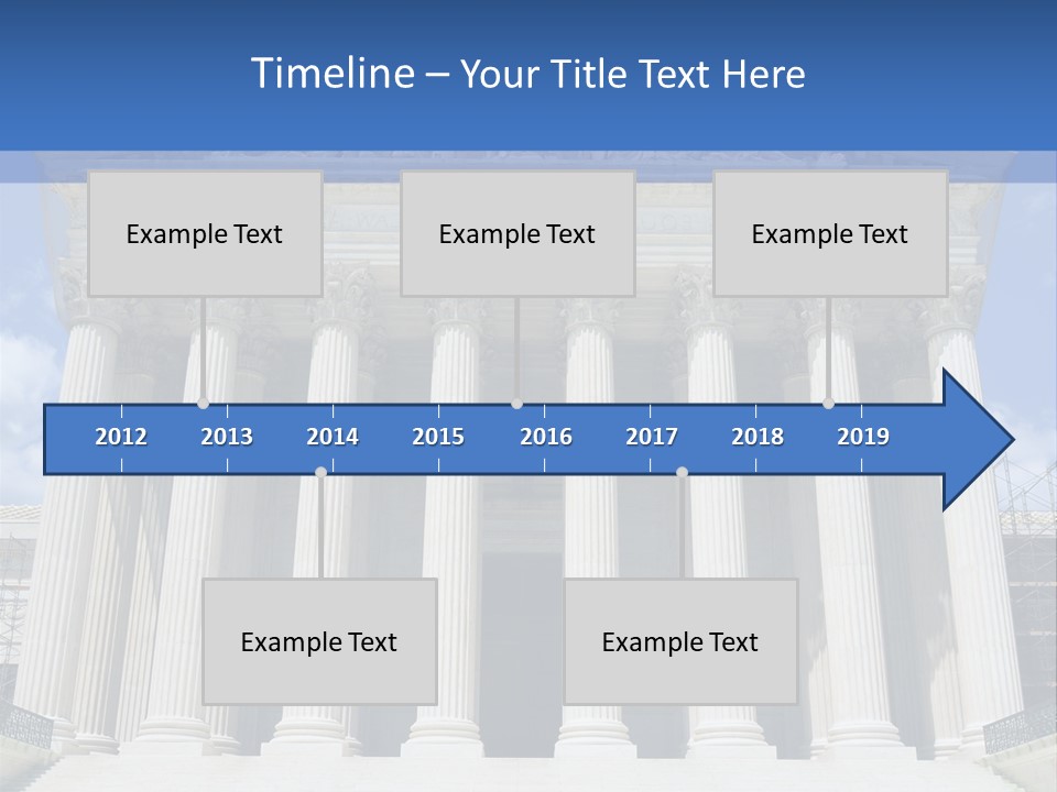 Usa Equality Facade PowerPoint Template