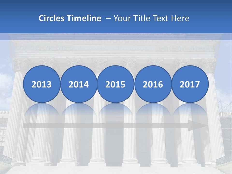 Usa Equality Facade PowerPoint Template