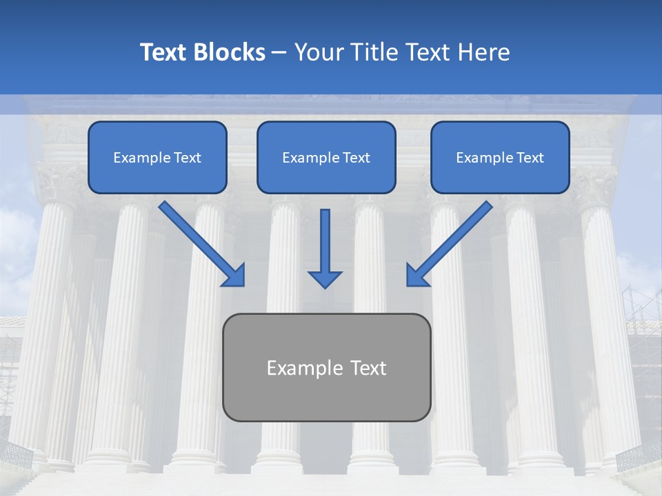 Usa Equality Facade PowerPoint Template