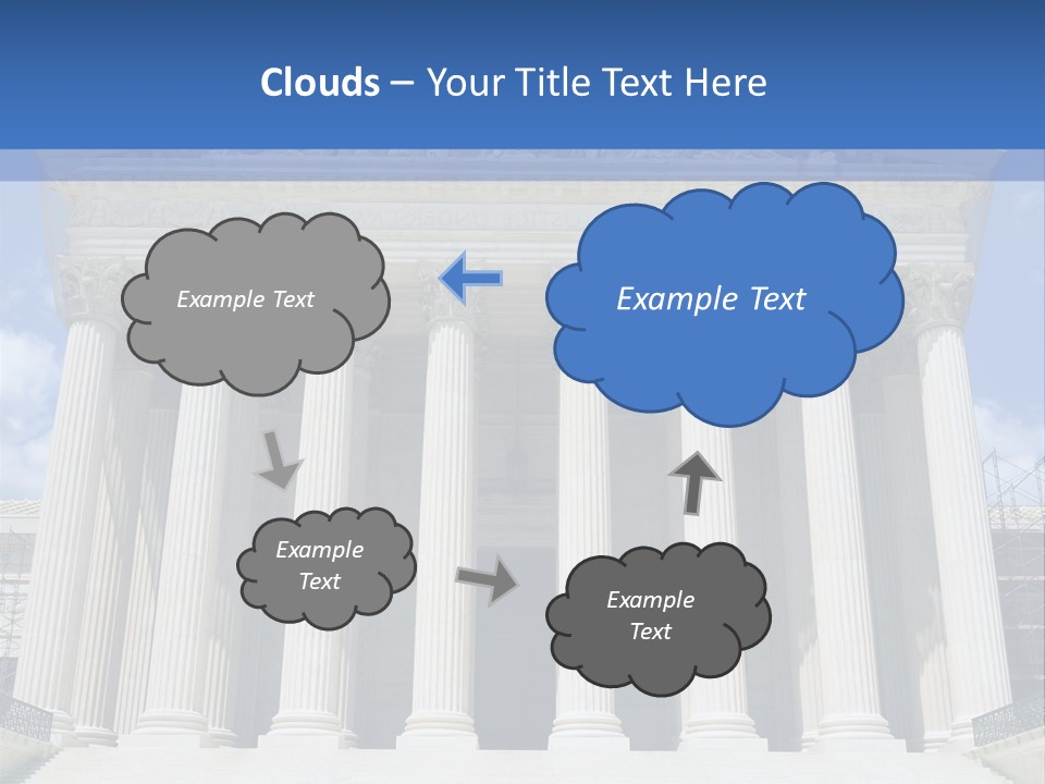 Usa Equality Facade PowerPoint Template