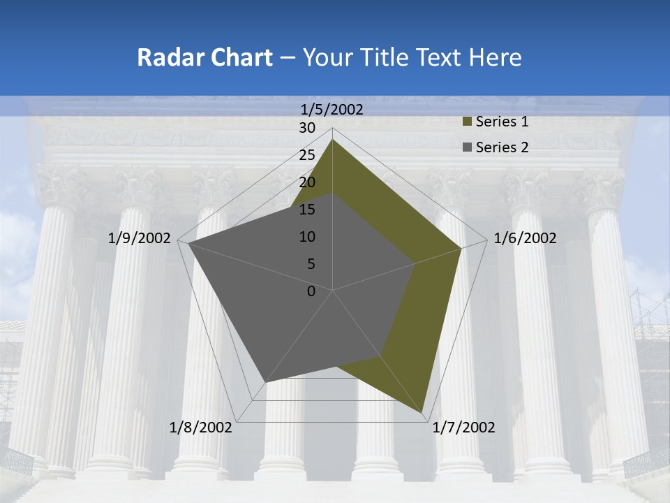 Usa Equality Facade PowerPoint Template