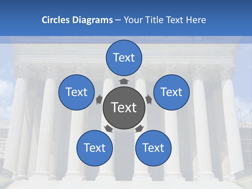 Usa Equality Facade PowerPoint Template