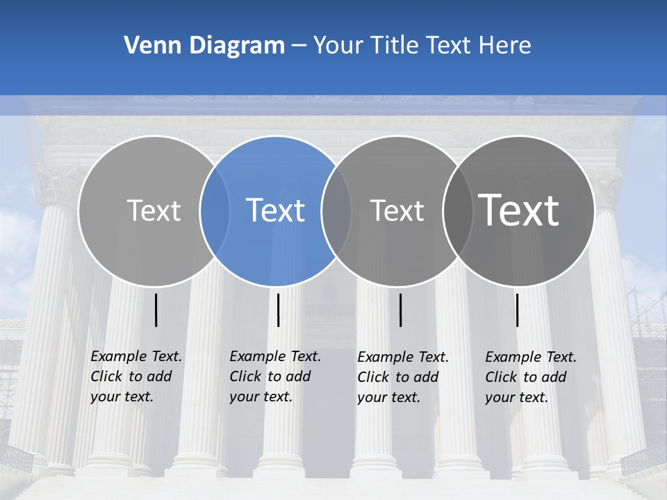 Usa Equality Facade PowerPoint Template