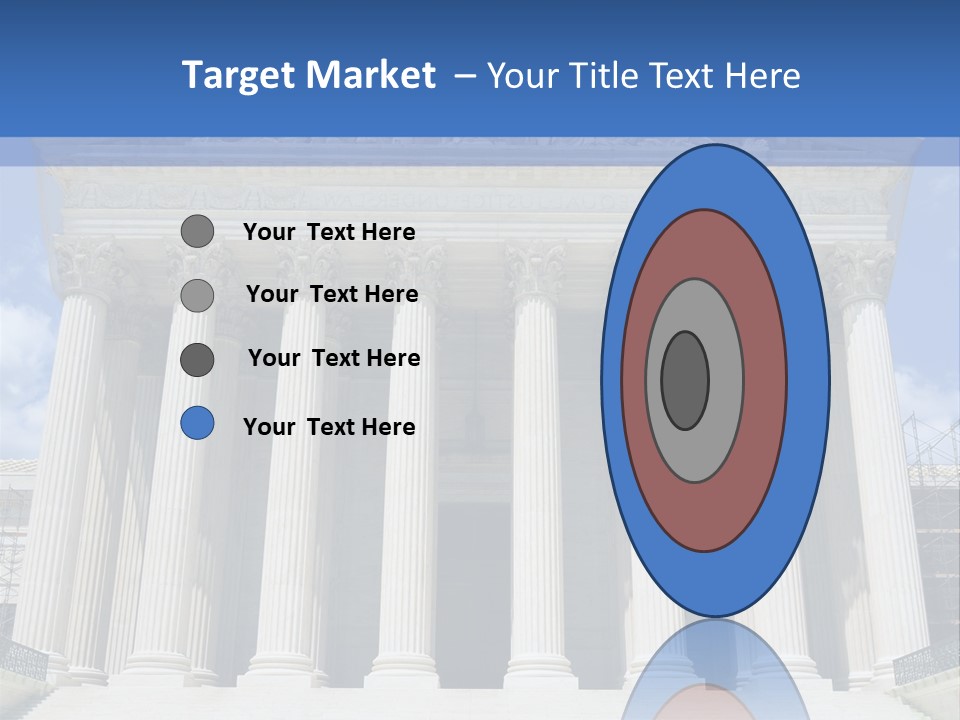 Usa Equality Facade PowerPoint Template