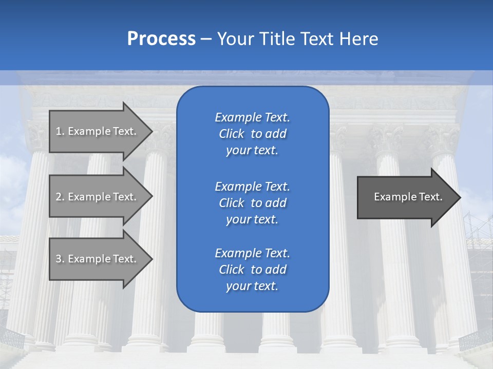 Usa Equality Facade PowerPoint Template