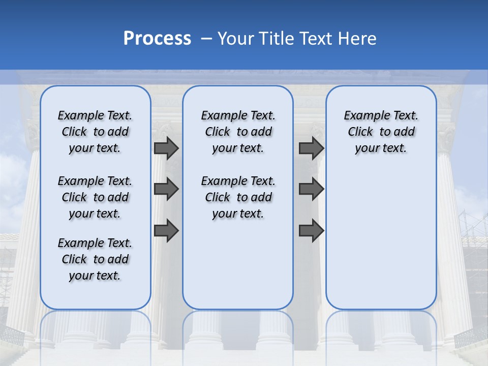 Usa Equality Facade PowerPoint Template