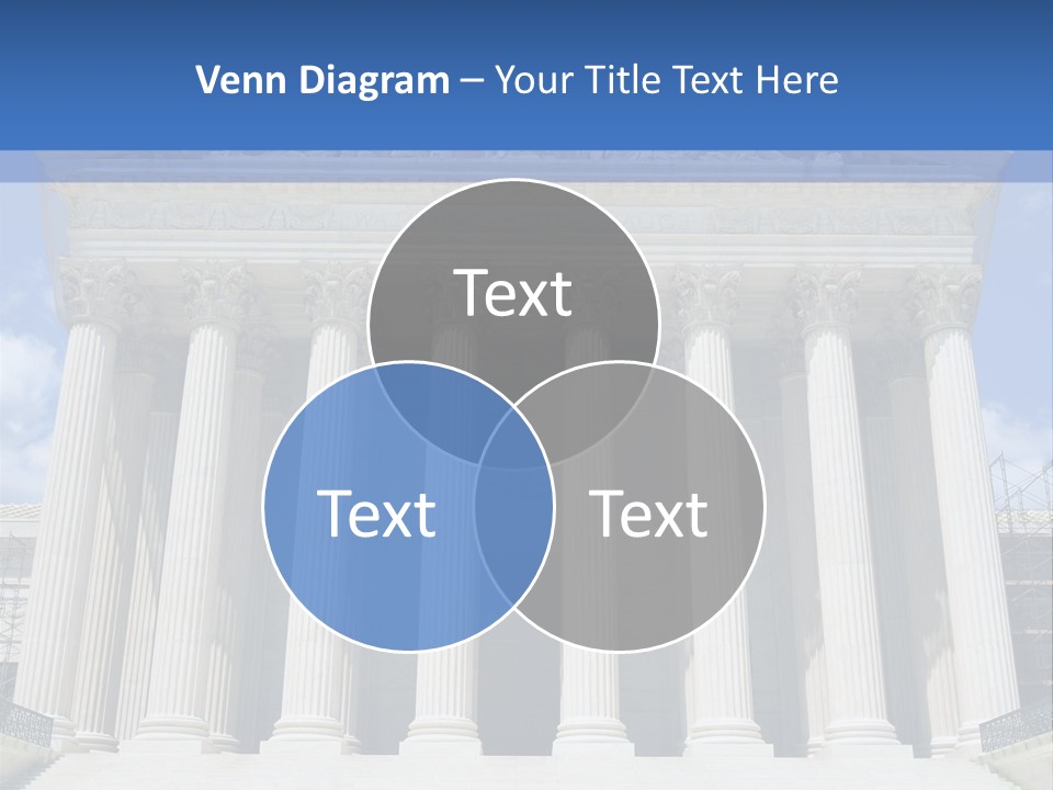 Usa Equality Facade PowerPoint Template