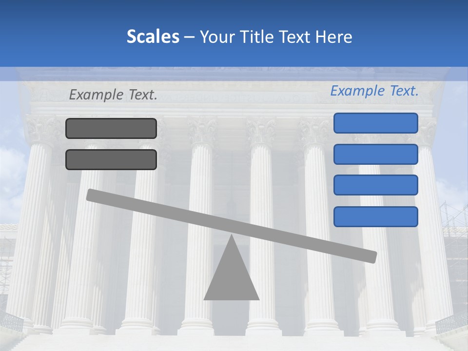 Usa Equality Facade PowerPoint Template