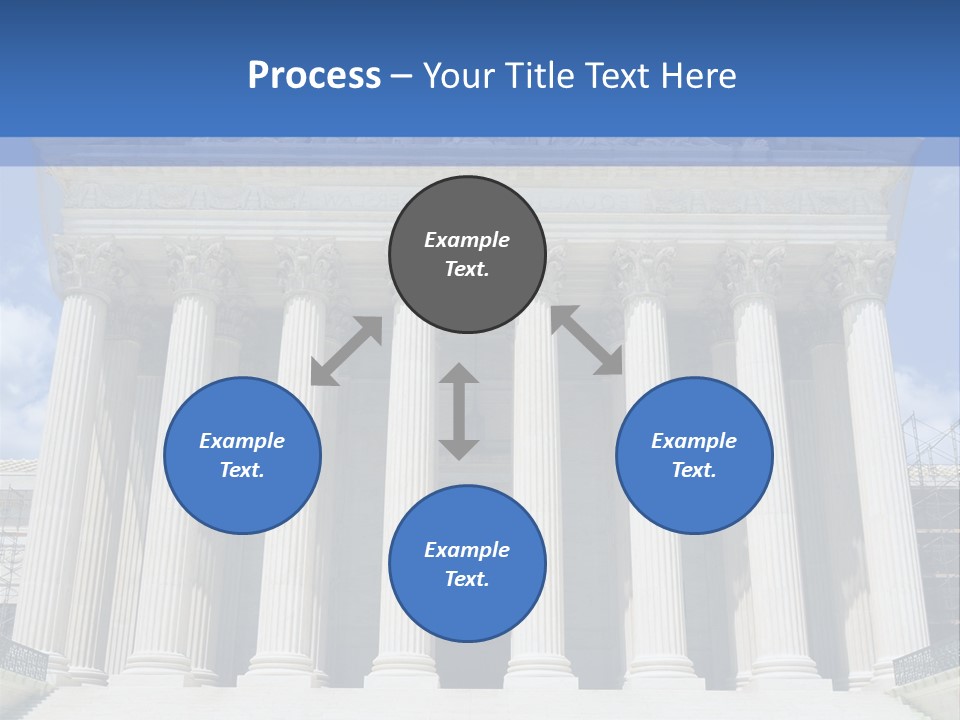 Usa Equality Facade PowerPoint Template