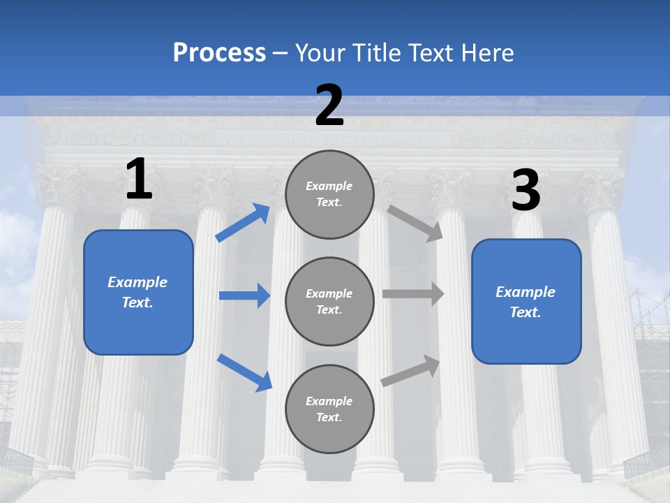 Usa Equality Facade PowerPoint Template