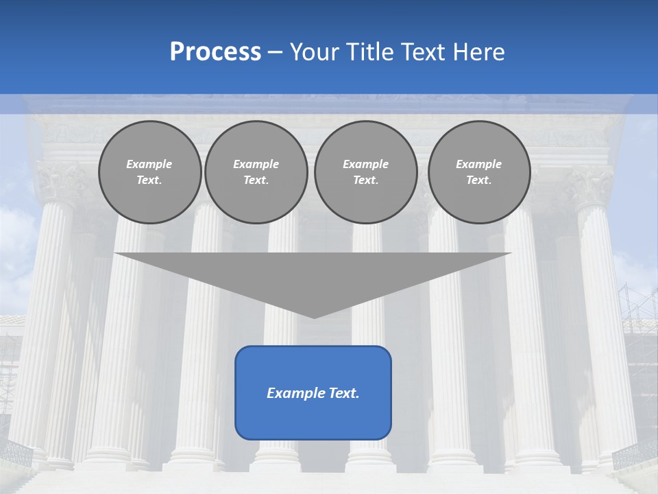 Usa Equality Facade PowerPoint Template