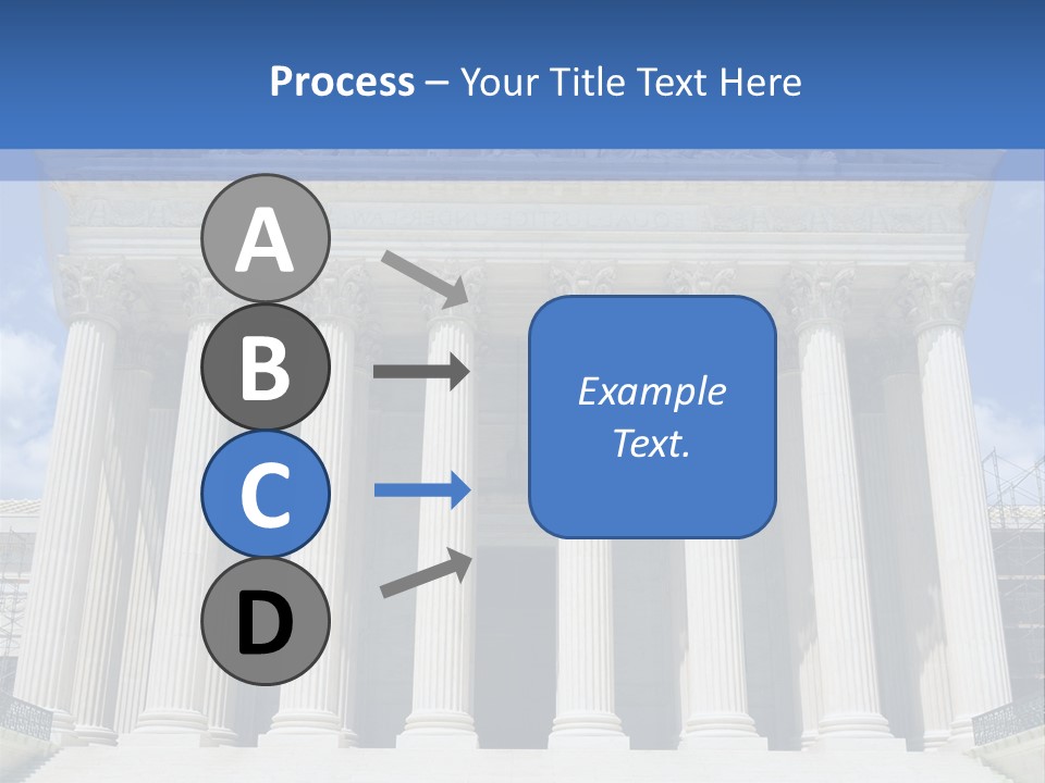 Usa Equality Facade PowerPoint Template