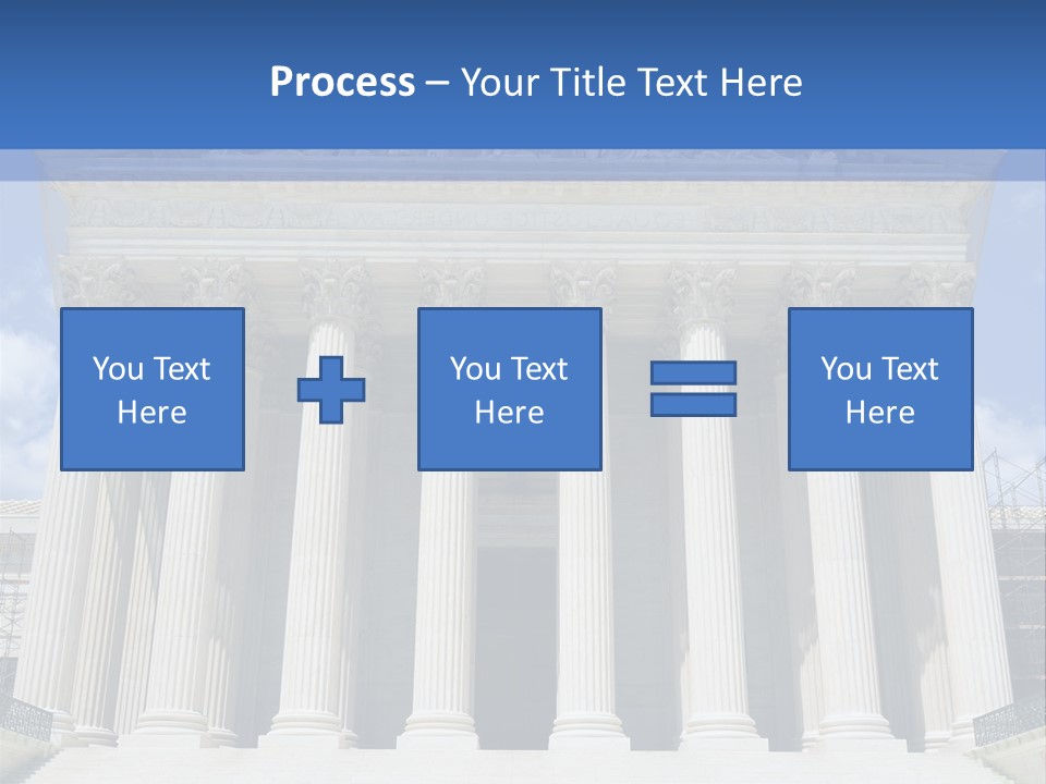 Usa Equality Facade PowerPoint Template