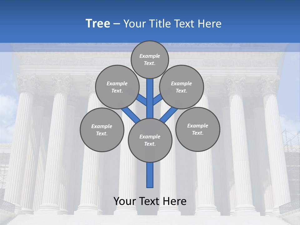 Usa Equality Facade PowerPoint Template