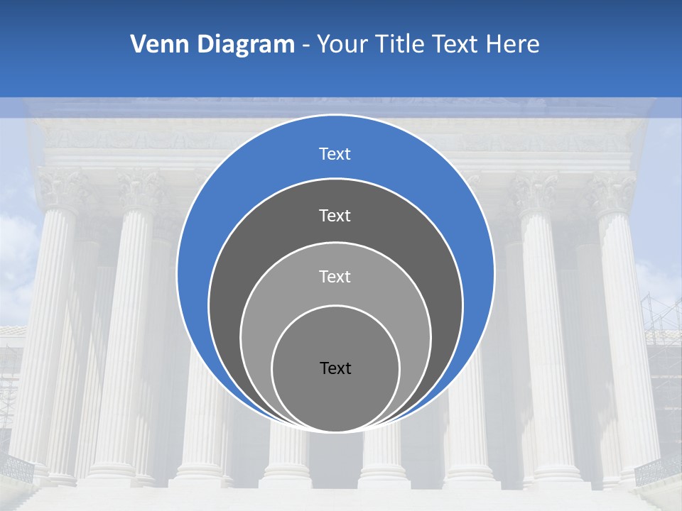 Usa Equality Facade PowerPoint Template