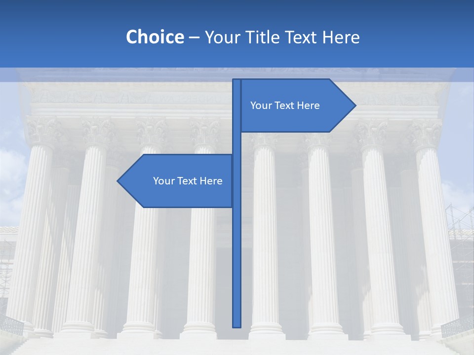 Usa Equality Facade PowerPoint Template