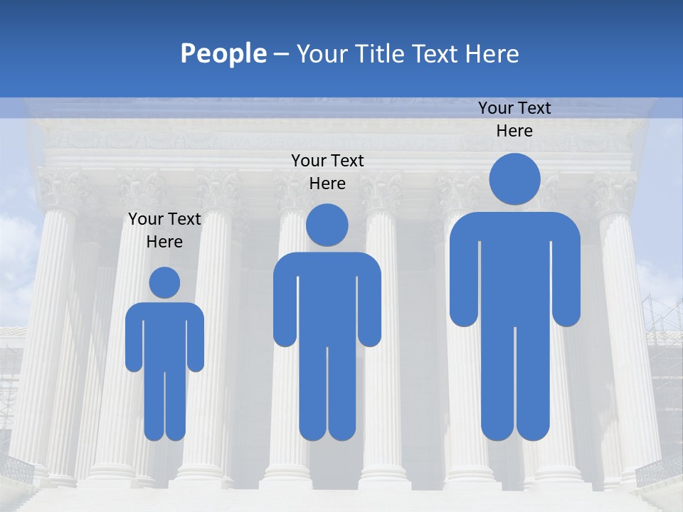 Usa Equality Facade PowerPoint Template