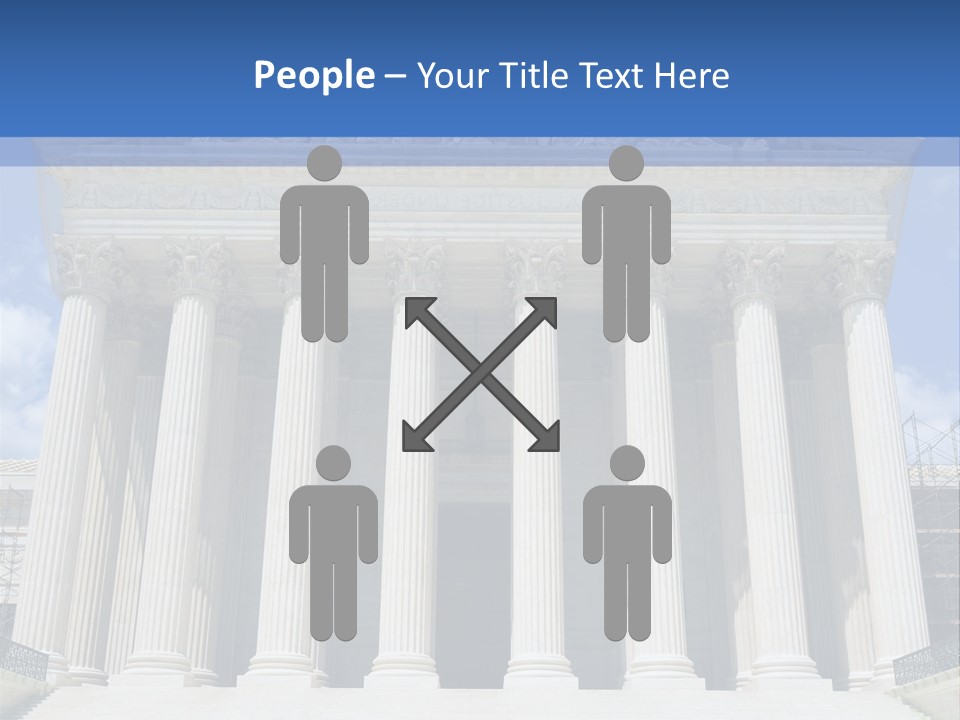 Usa Equality Facade PowerPoint Template