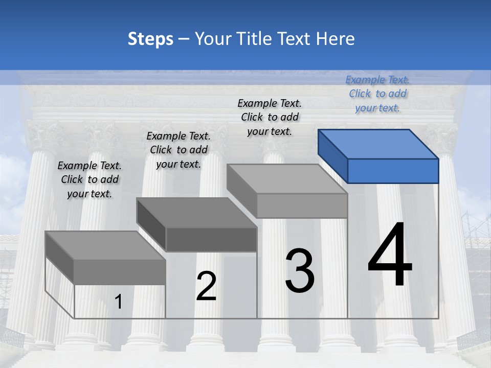 Usa Equality Facade PowerPoint Template