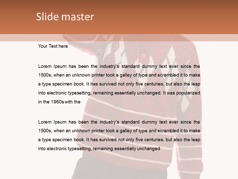 Puzzling Question Portrait Contemplation PowerPoint Template