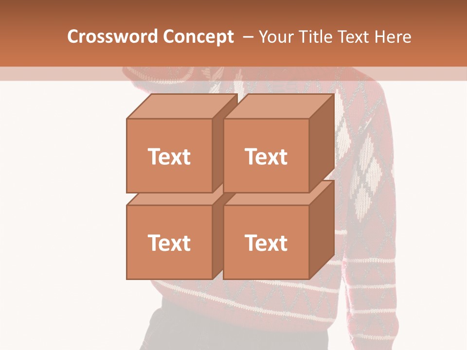 Puzzling Question Portrait Contemplation PowerPoint Template