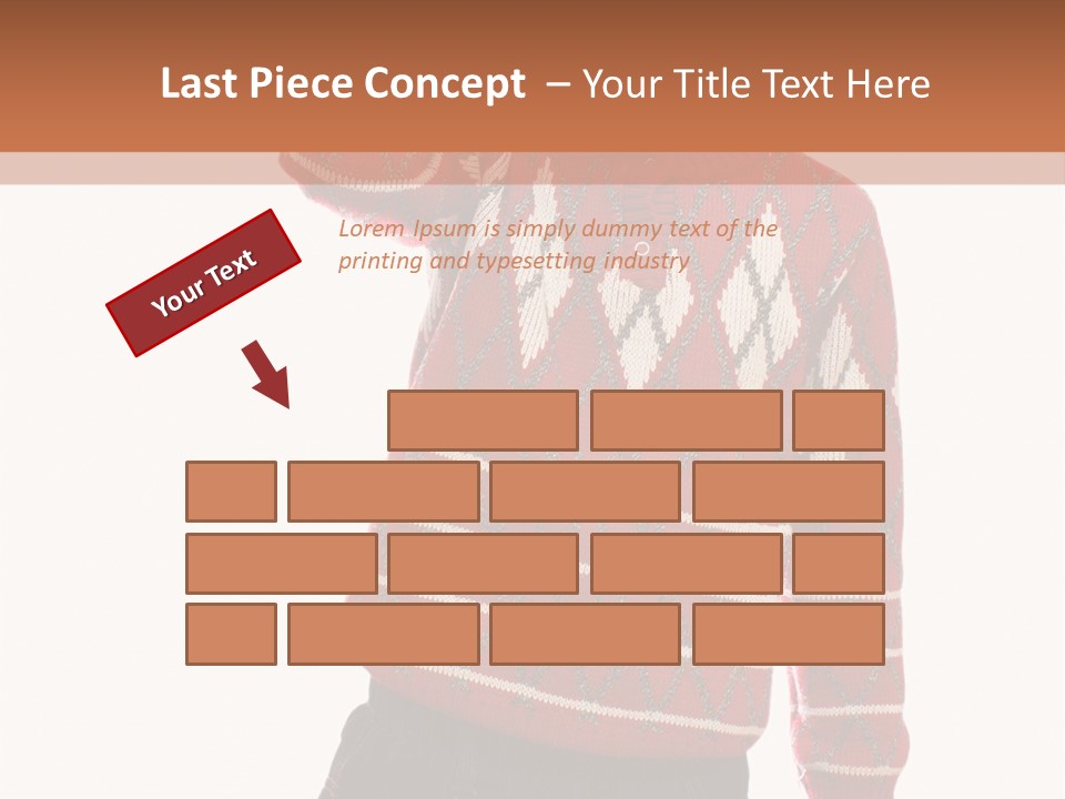 Puzzling Question Portrait Contemplation PowerPoint Template