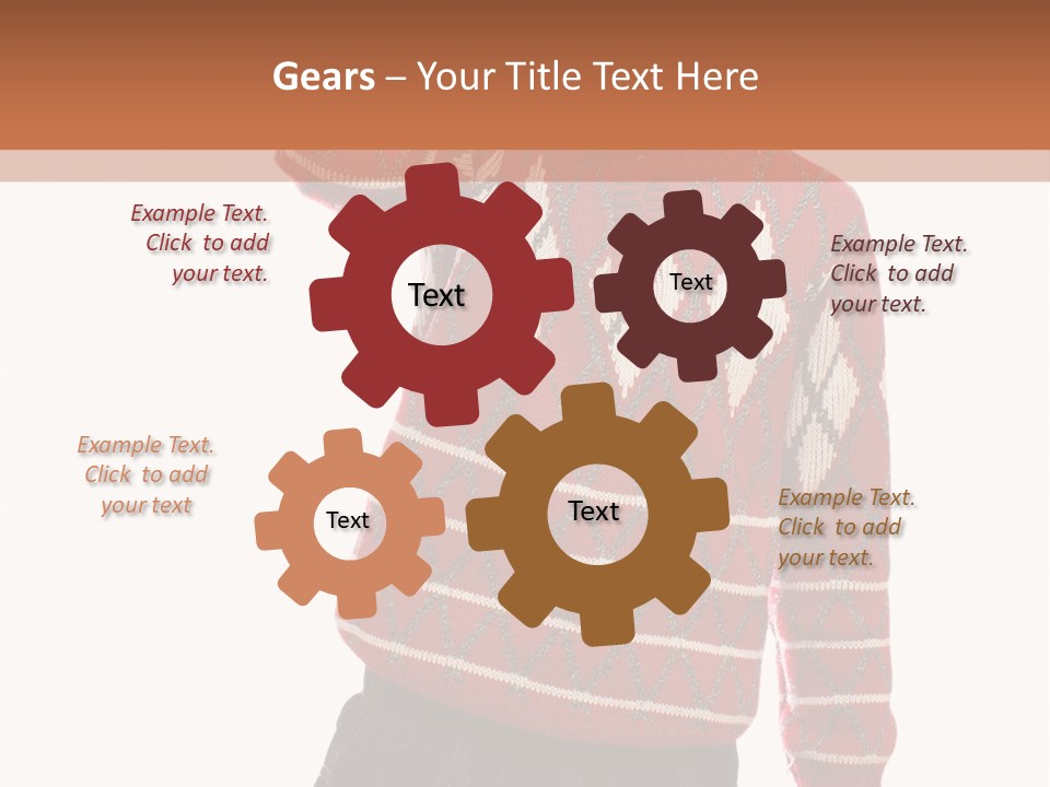 Puzzling Question Portrait Contemplation PowerPoint Template