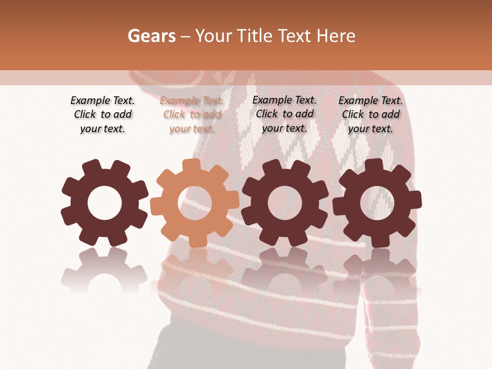 Puzzling Question Portrait Contemplation PowerPoint Template