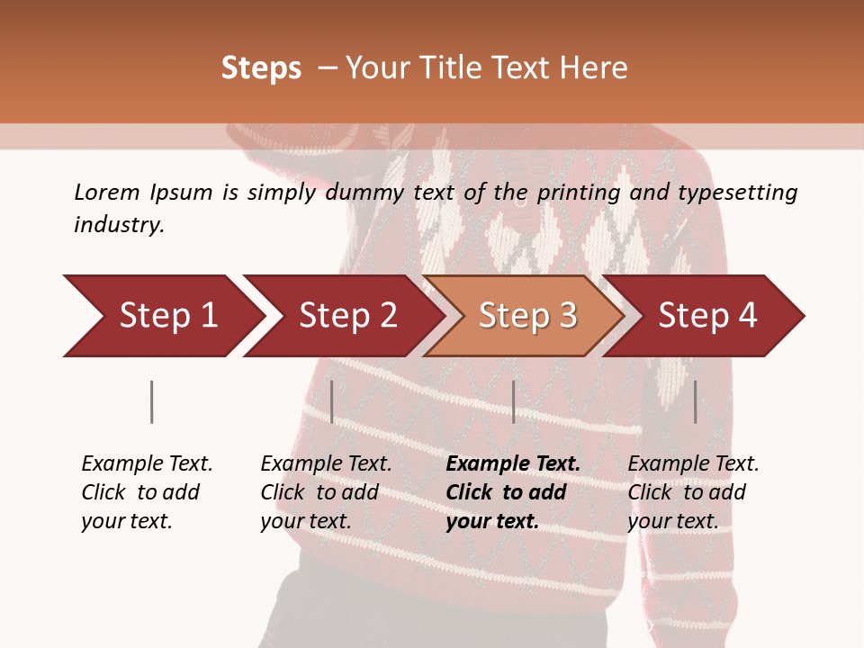 Puzzling Question Portrait Contemplation PowerPoint Template