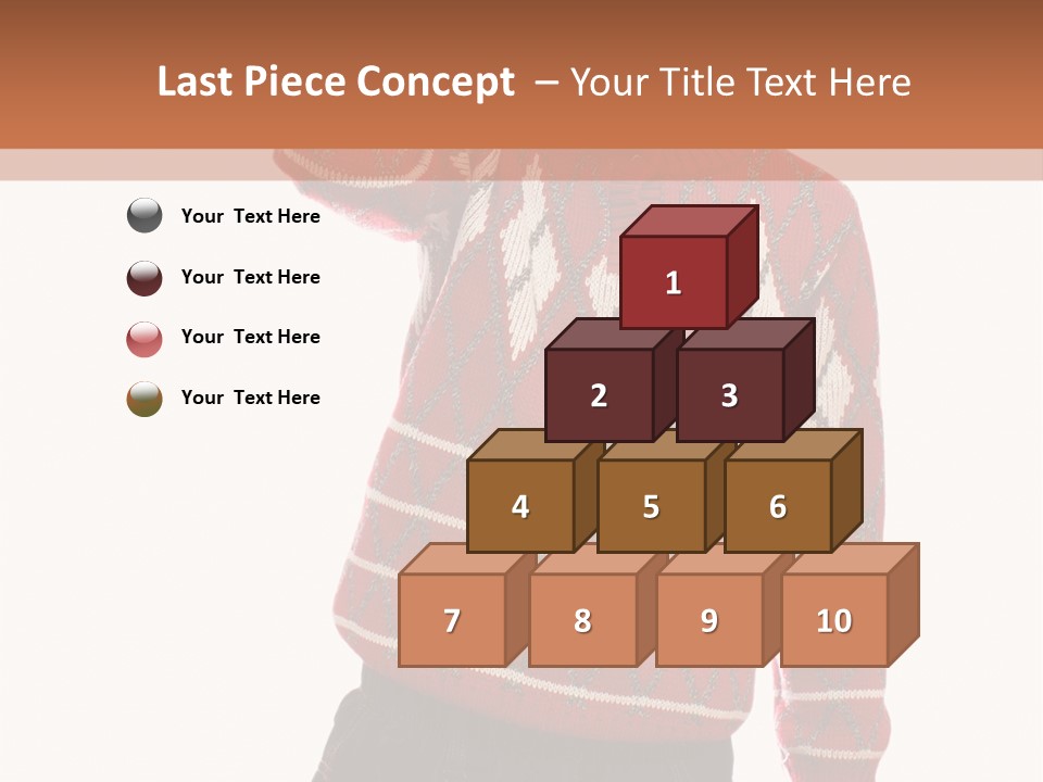 Puzzling Question Portrait Contemplation PowerPoint Template