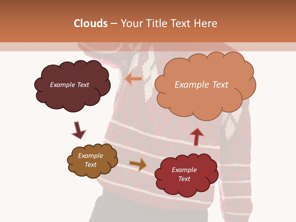 Puzzling Question Portrait Contemplation PowerPoint Template