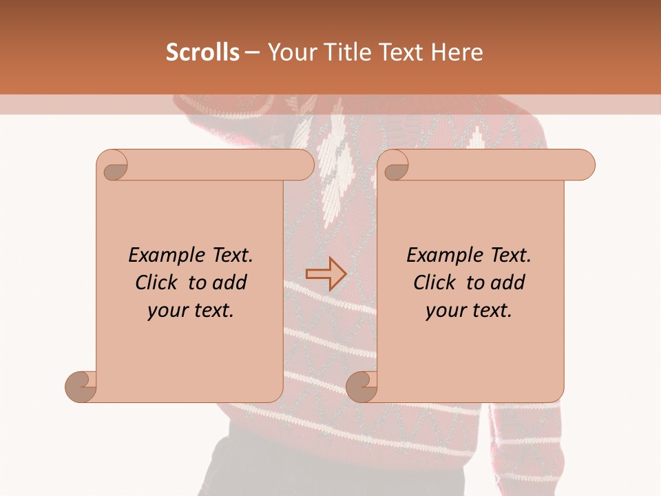 Puzzling Question Portrait Contemplation PowerPoint Template