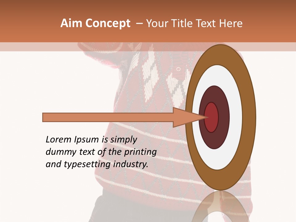 Puzzling Question Portrait Contemplation PowerPoint Template