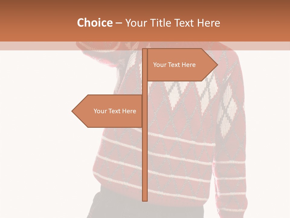 Puzzling Question Portrait Contemplation PowerPoint Template