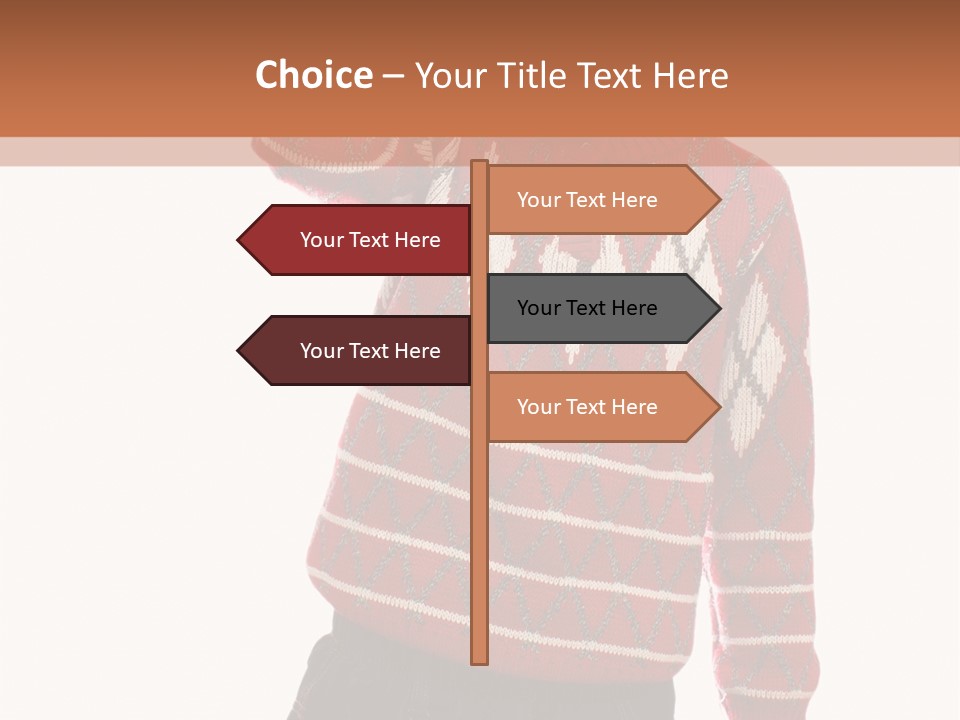 Puzzling Question Portrait Contemplation PowerPoint Template