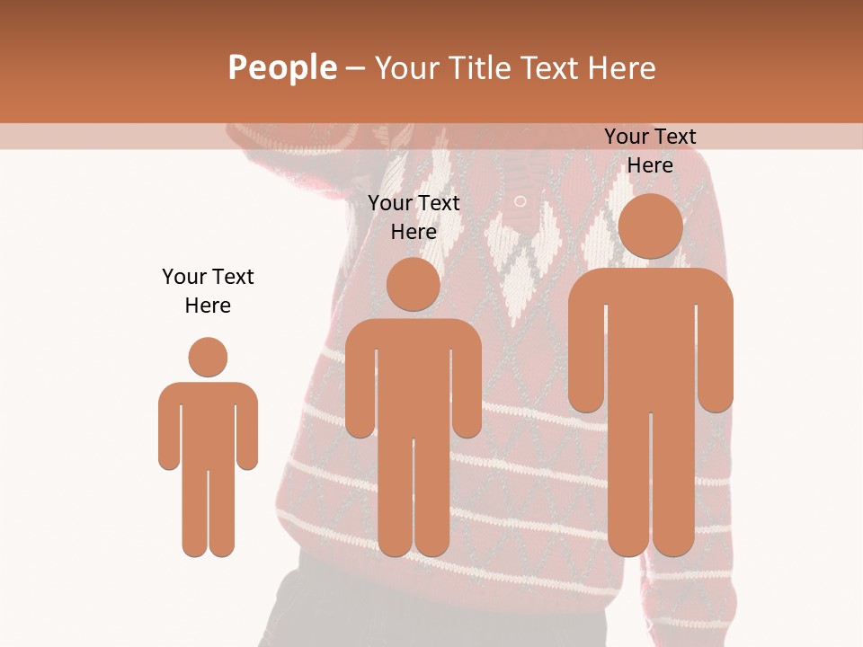 Puzzling Question Portrait Contemplation PowerPoint Template