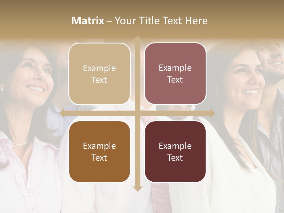 Partners Women Smile PowerPoint Template