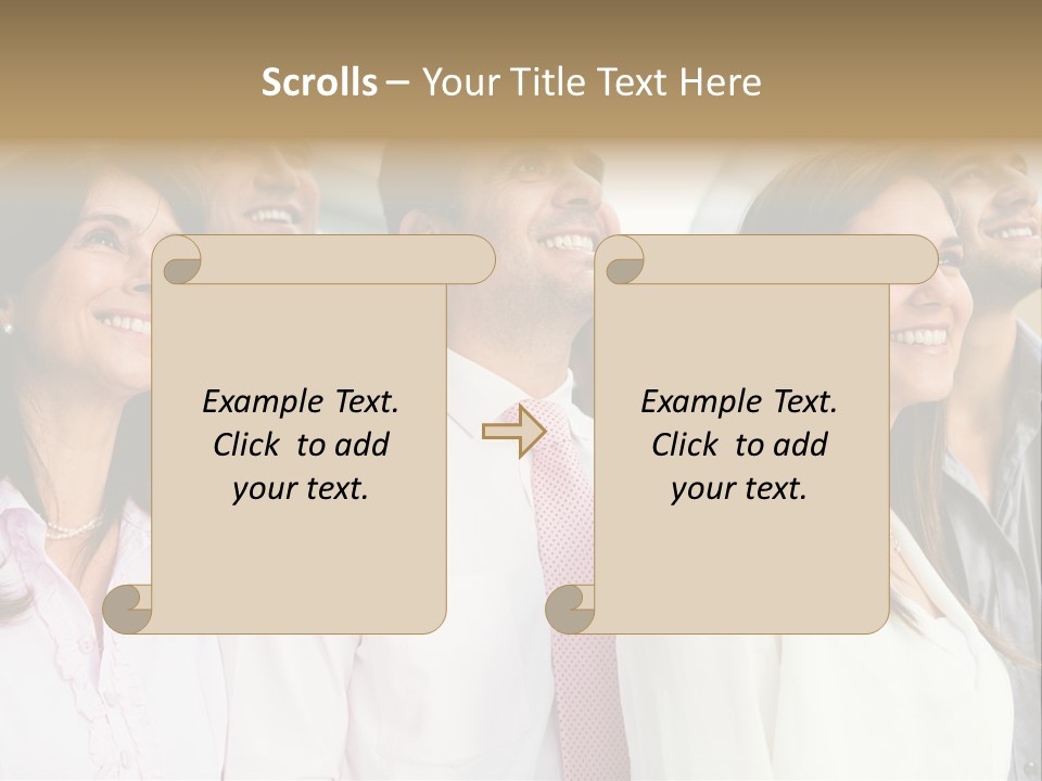 Partners Women Smile PowerPoint Template