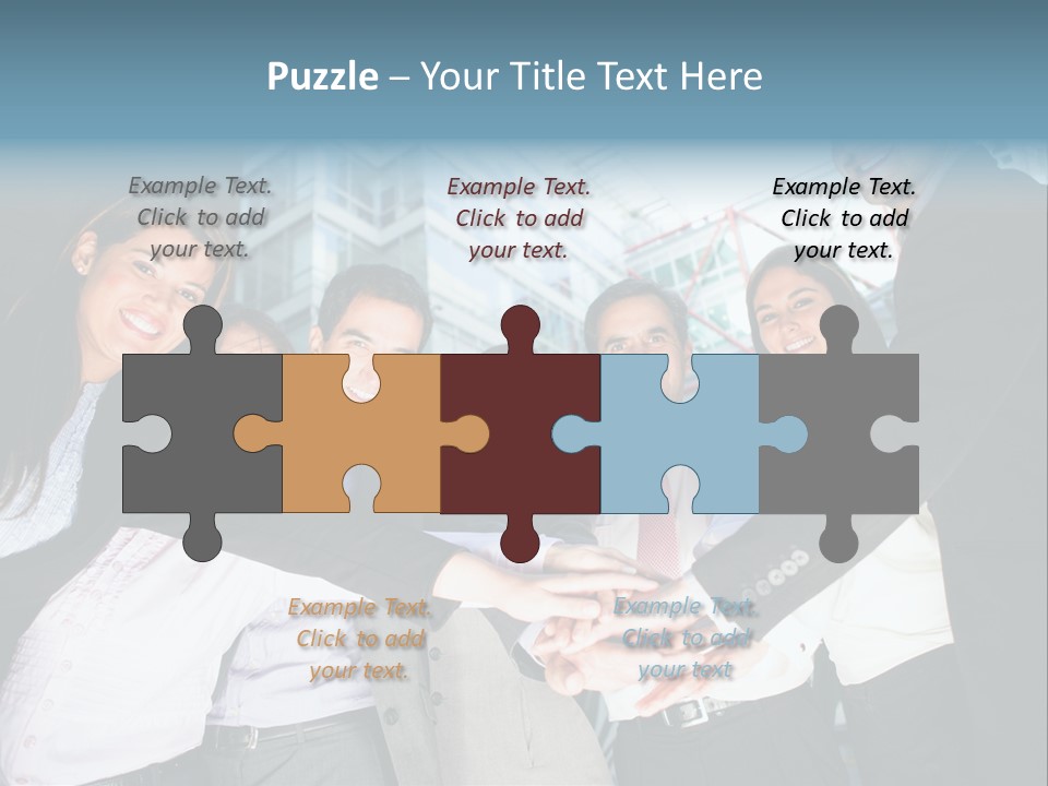 Cheerful Person Latin PowerPoint Template