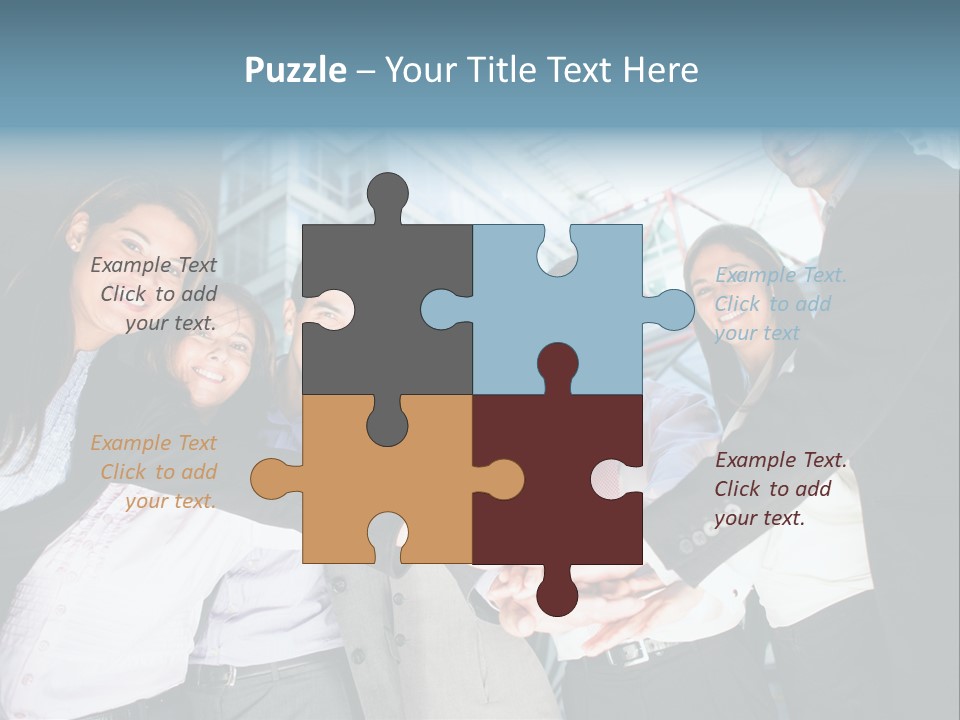 Cheerful Person Latin PowerPoint Template