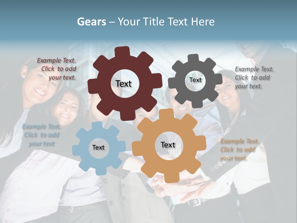 Cheerful Person Latin PowerPoint Template