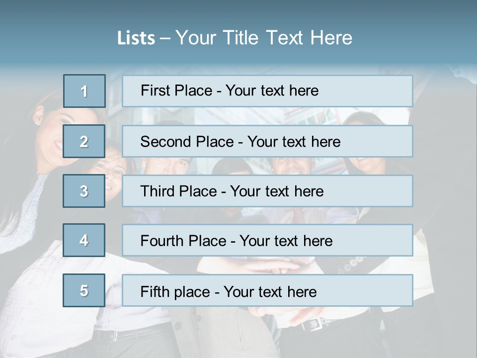 Cheerful Person Latin PowerPoint Template